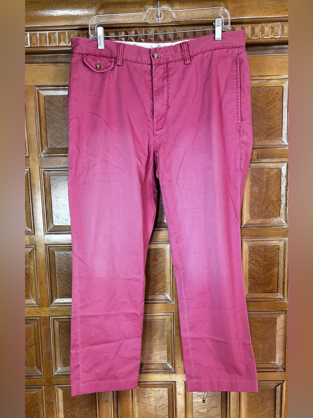 Polo Ralph Lauren Bedford Chino Straight Fit m Men’s 36x27 Salmon Cotton Twill